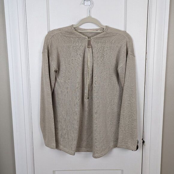 Soft Surroundings Sweaters - Soft Surroundings | Half Zip Valentina Long Sleeve Sweater Size Medium